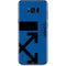 Black and Blue Arrows Galaxy S8 Plus Skin
